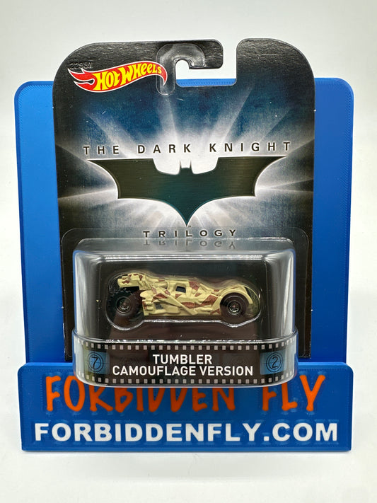 Hot Wheels 2015 Retro Entertainment Premium Single - DC Batman The Dark Knight Tumbler Camouflage Version (Movie Reel Packaging)