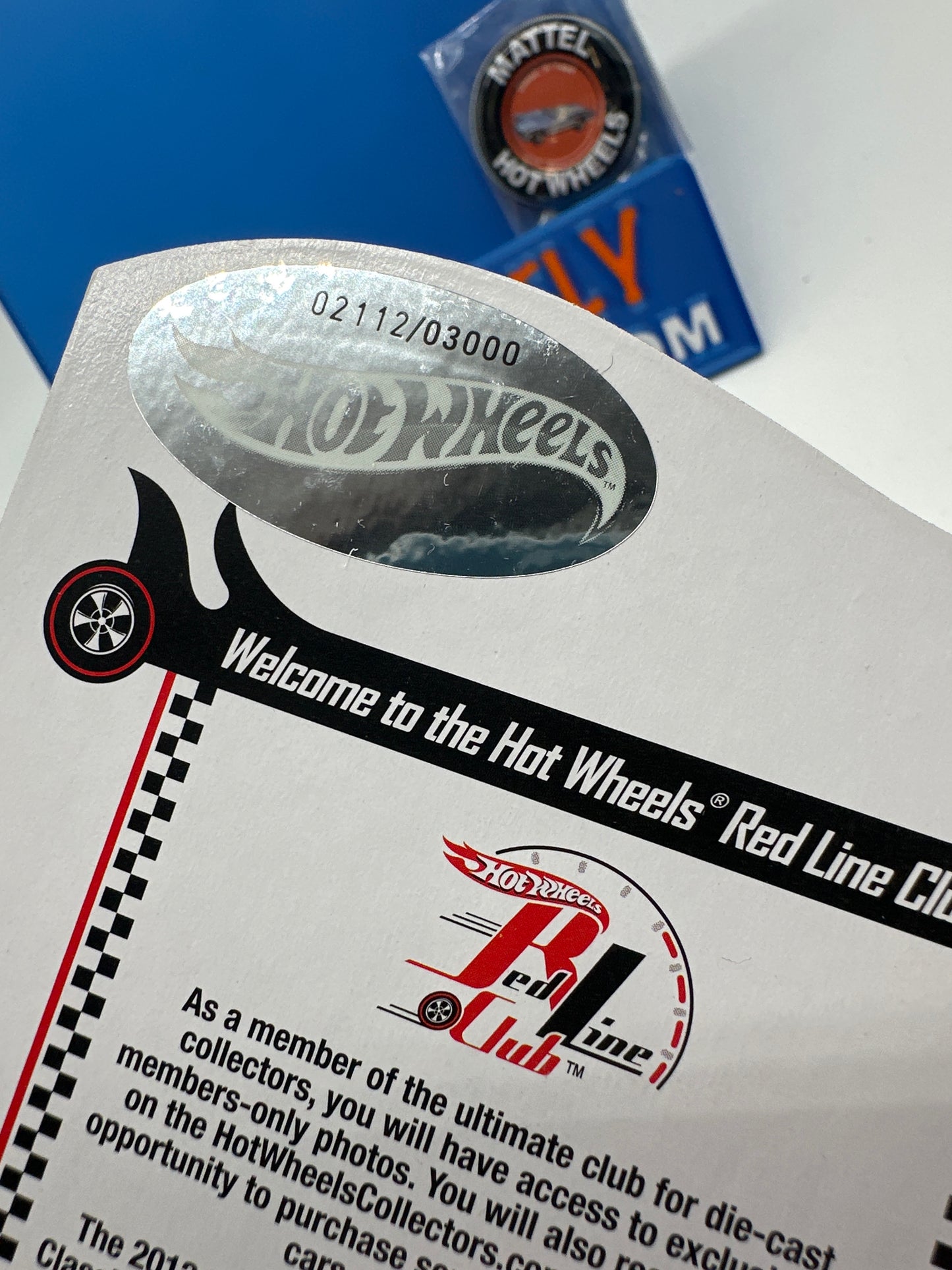 Hot Wheels RLC Red Line Club - 2012 Club Car Release - Classic ‘57 T-Bird - Chrome (w/ Pin)