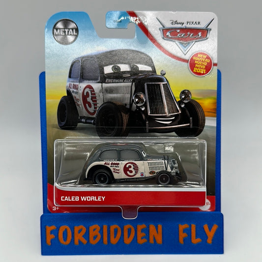 Disney Pixar Cars Movie - Metal Logo Card Release - Caleb Worley Thomasville Racer