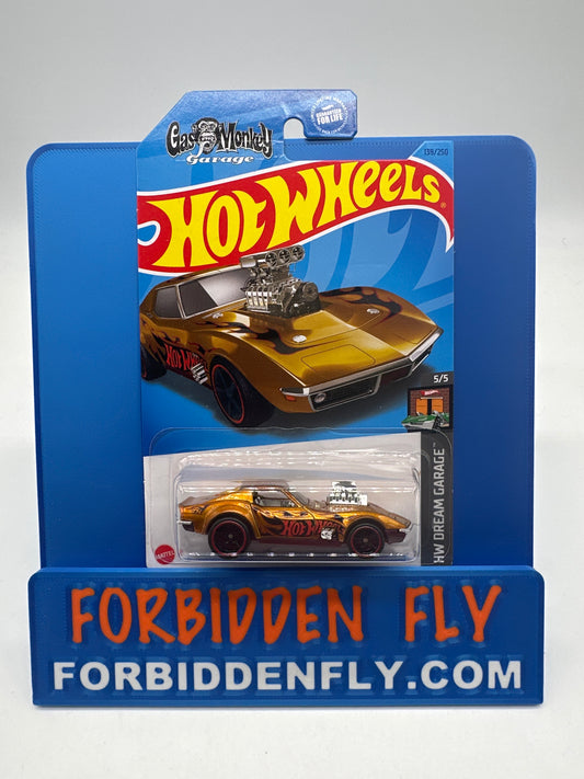 Hot Wheels Super Treasure Hunt - 2023 G Case - ‘68 Corvette - Gas Monkey Garage