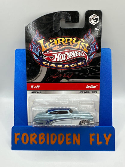 Hot Wheels Premium - Larry’s Garage Series #15/20- Blue So Fine