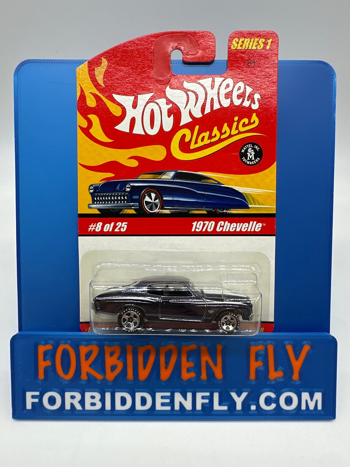 Hot Wheels Classics - Series 1 #8 of 25 - Dark Blue 1970 Chevelle