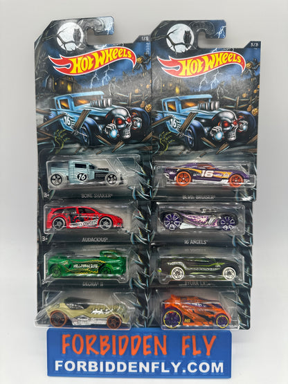 Hot Wheels - 2016 Halloween Series - Complete Set of 8