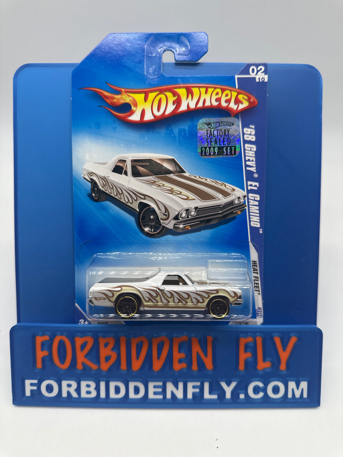 Hot Wheels Mainline - 2009 Factory Stickered - Heat Fleet Series - ‘69 Chevy El Camino - Lot Of 2