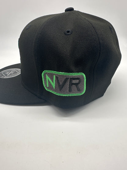 NVRLand Drip - Black & Green Crash Test Gummy Hat (Common)