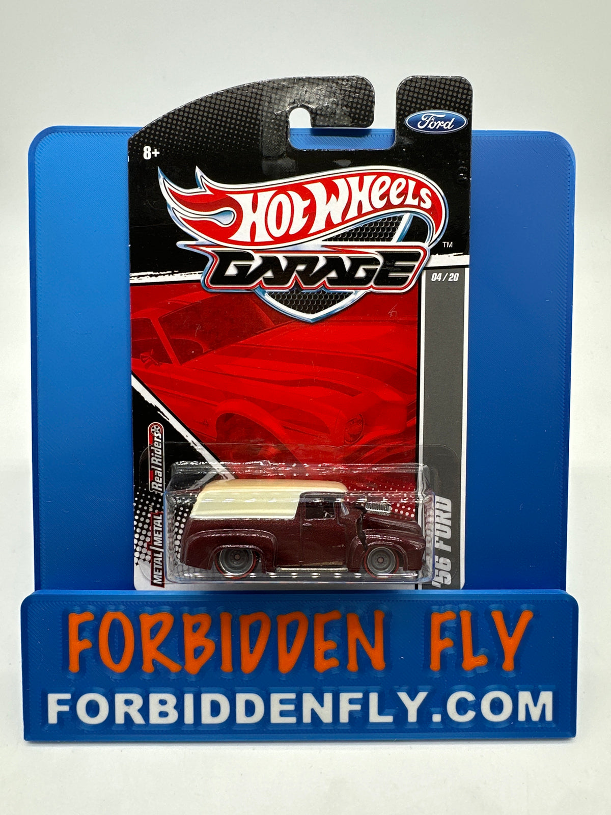 Hot Wheels Premium - HW Garage Series (Ford) - Maroon ‘56 Ford (#4/20)