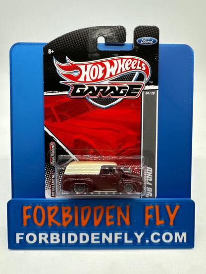 Hot Wheels Premium - HW Garage Series (Ford) - Maroon ‘56 Ford (#4/20)