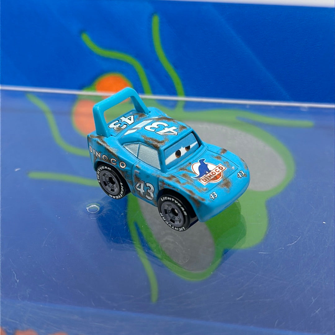Disney Pixar Cars Movie Metal Mini Racers - Loose Damaged Strip Weathers AKA “The King”