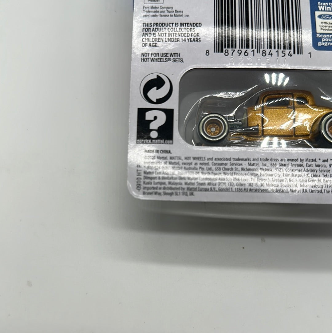 Hot Wheels RLC Red Line Club - 2021 Release - ‘32 Ford - Gold