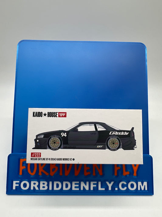 Kaido House (x MiniGT) - Regular #222 - Nissan Skyline GT-R (R34) Kaido Works V2