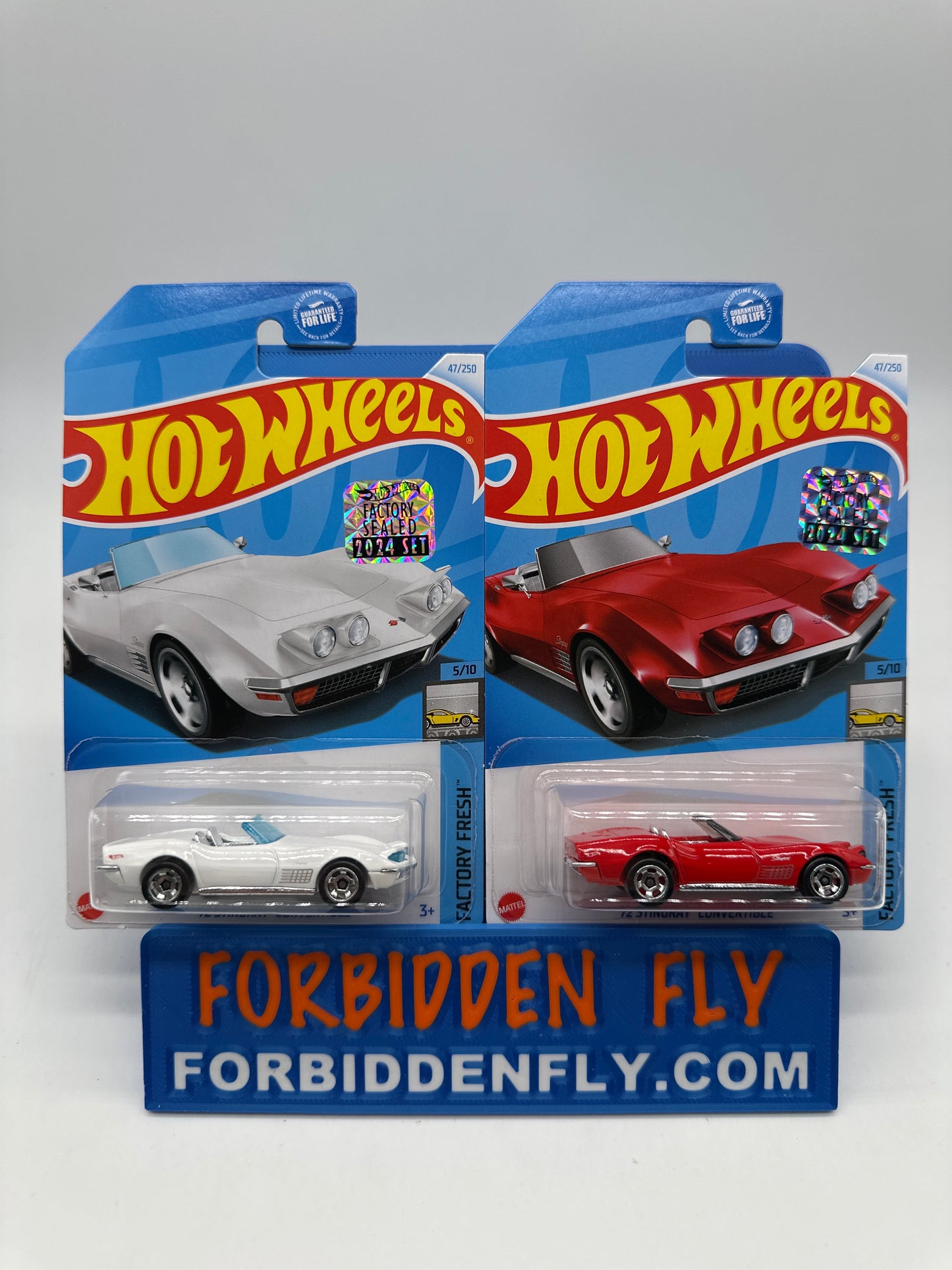 Hot Wheels Mainline - Factory Stickered 2024 - ‘72 Stingray Convertible - Lot Of 2