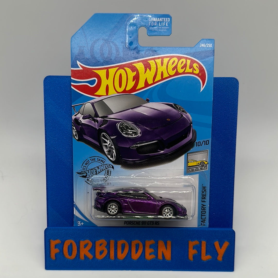 Hot Wheels 2019 Super Treasure Hunt - Purple Porsche 911 GT3 RS