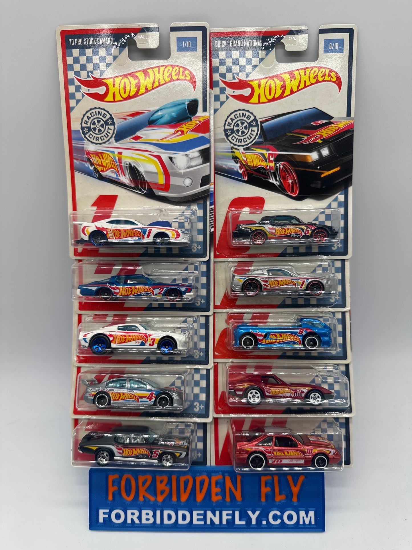 Hot Wheels - Walmart Exclusive 2017 Racing Circuit Series - Complete Set of 10