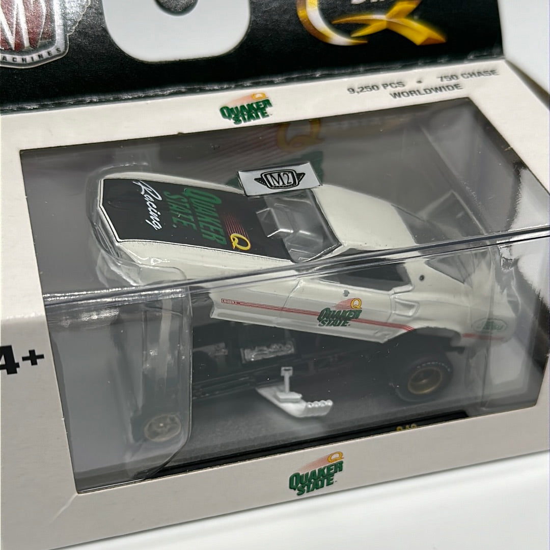 M2 Machines Acrylic Boxed Car  - S49 - Quaker State 1969 Ford Mustang Funny Car