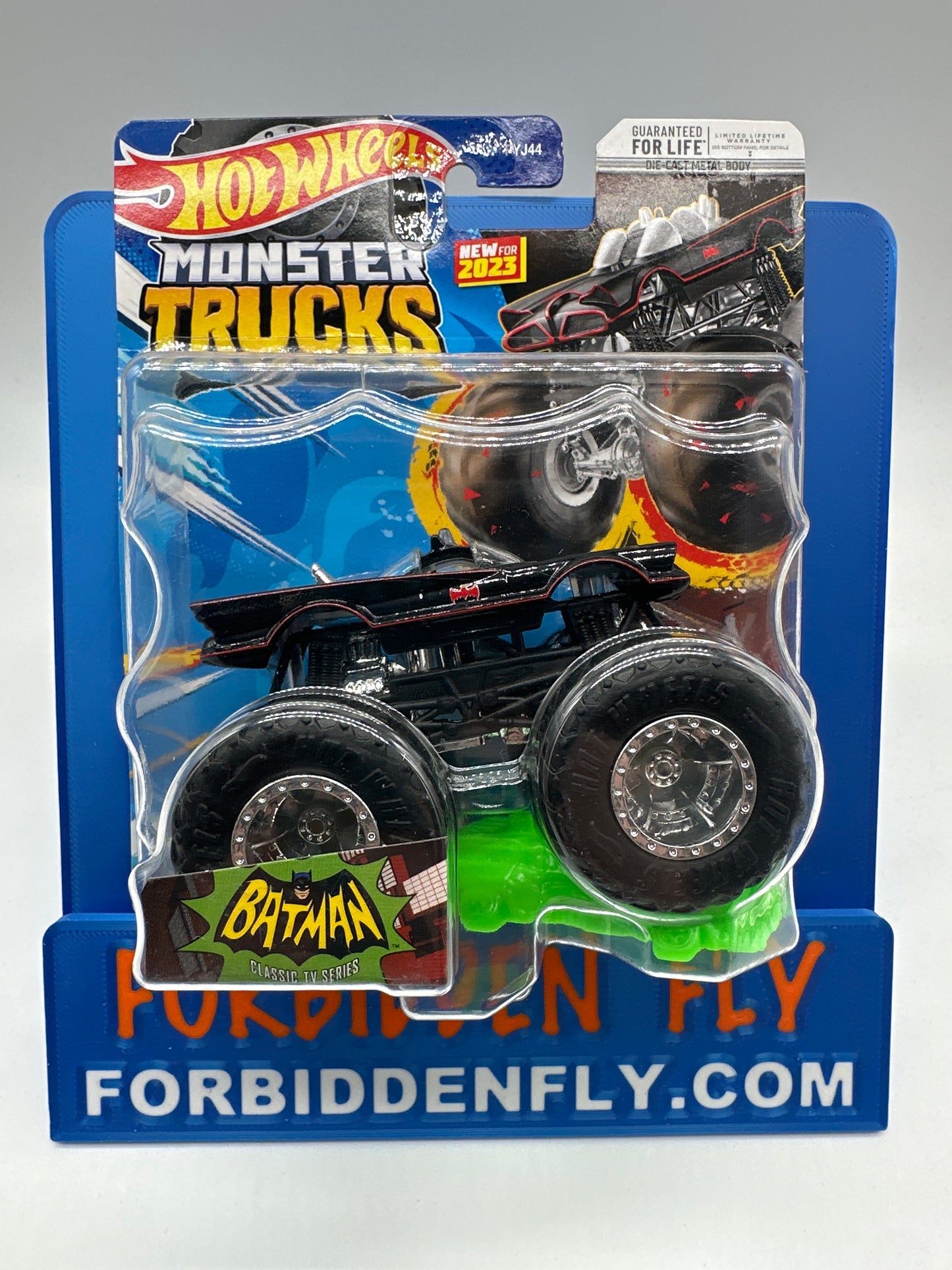 Hot Wheels Monster Trucks - 2023 Series - Classic TV Batmobile w/ Crushable Car