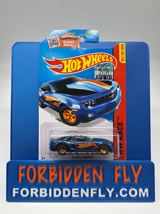 Hot Wheels 2015 Factory Sticker - ‘13 Copo Camaro - Blue
