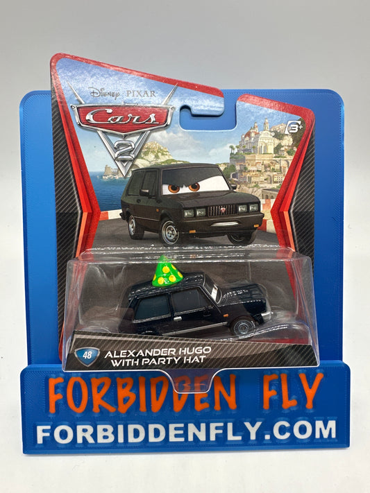 Disney Pixar Cars Movie - Cars 2 Movie - Alexander Hugo with Party Hat