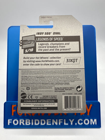 Hot Wheels Mainline - Factory Stickered 2018 - Exclusive Zamac Edition #10/18 - Indy 500 Oval