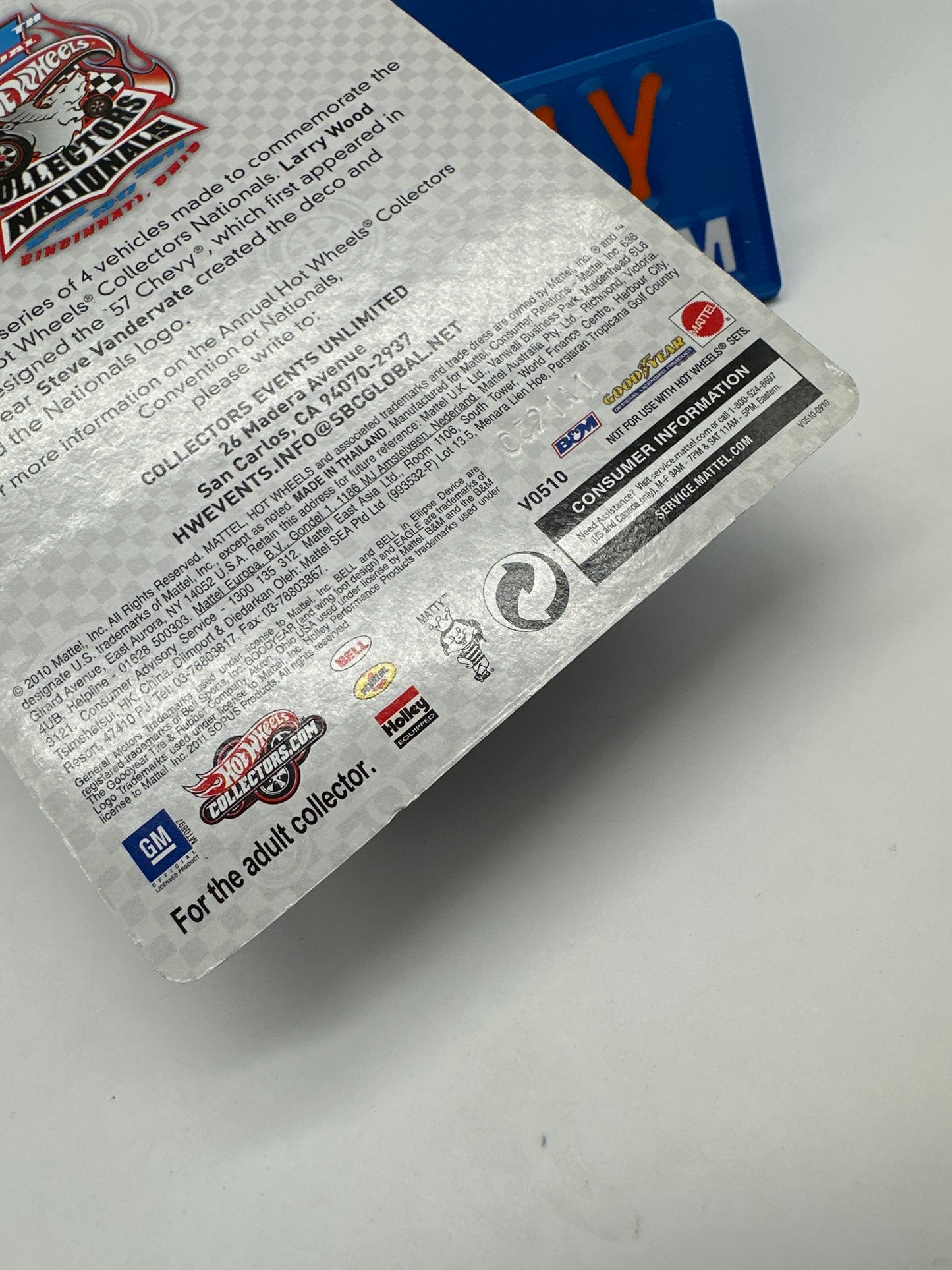 Hot Wheels 11th Annual Collector’s Nationals Convention - 2011 Cincinnati, OH - ‘57 Chevy (#3 of 4 Souvenir)