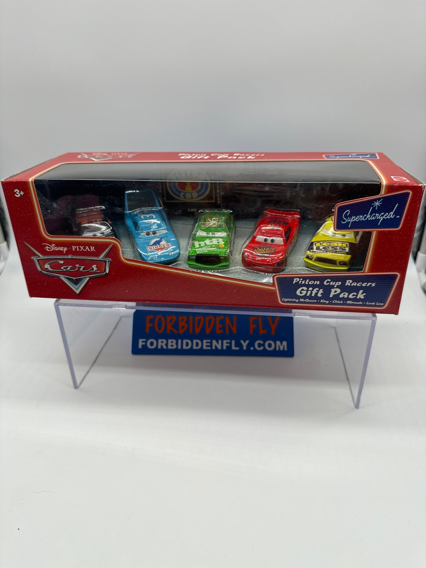 Disney Pixar Cars Movie - Supercharged - Piston Cup Racers 5 Car Gift Pack Multipack Set