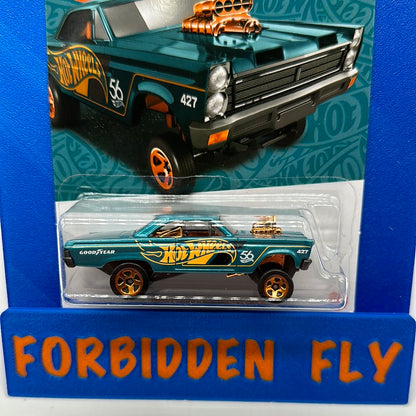 Hot Wheels Mainline - 2024 56th Anniversary - Pearl & Chrome - ‘65 Mercury Comet Cyclone