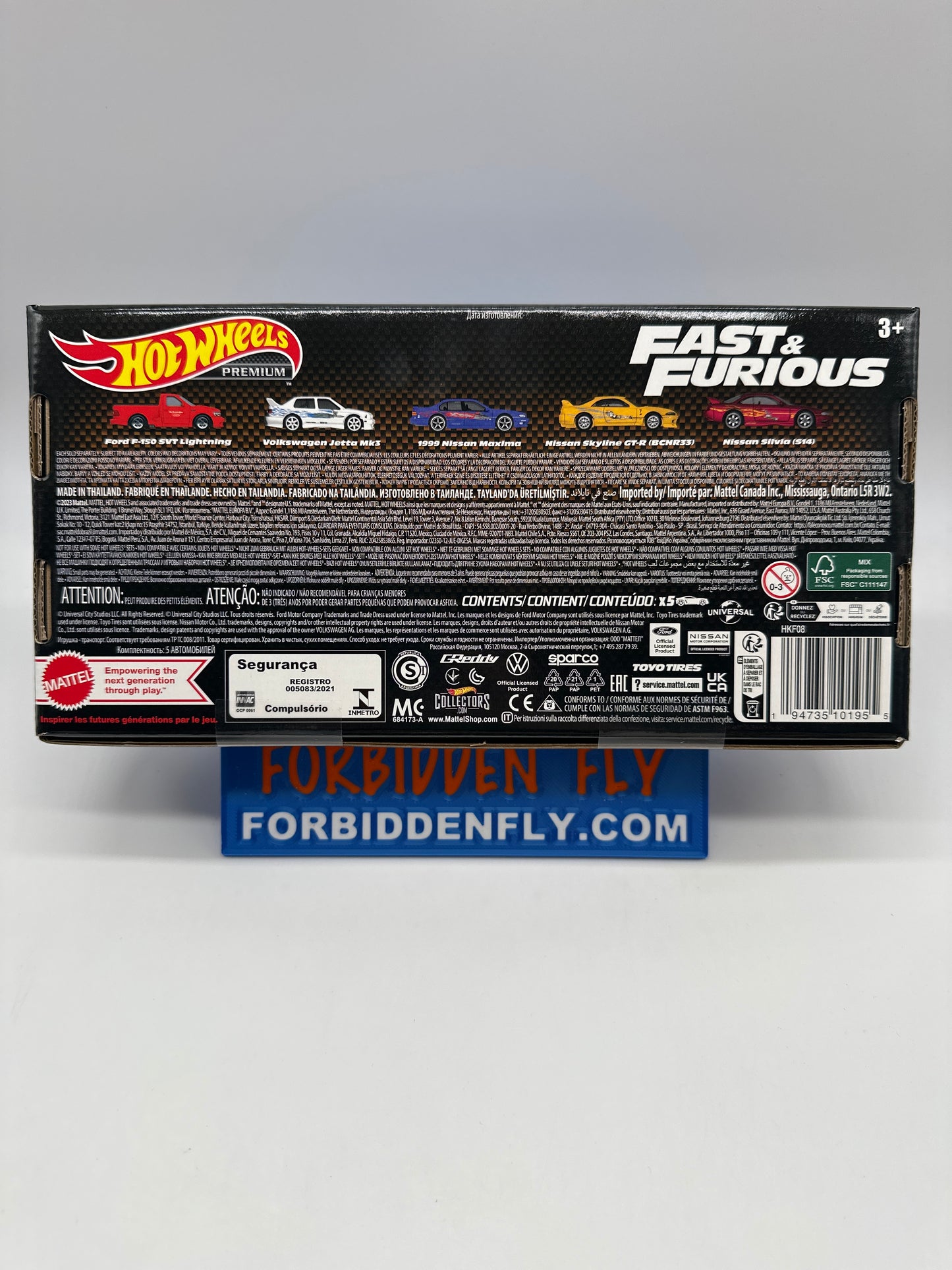 Hot Wheels Premium - Fast & Furious Series - 2019 Amazon Exclusive Boxed Set of 5