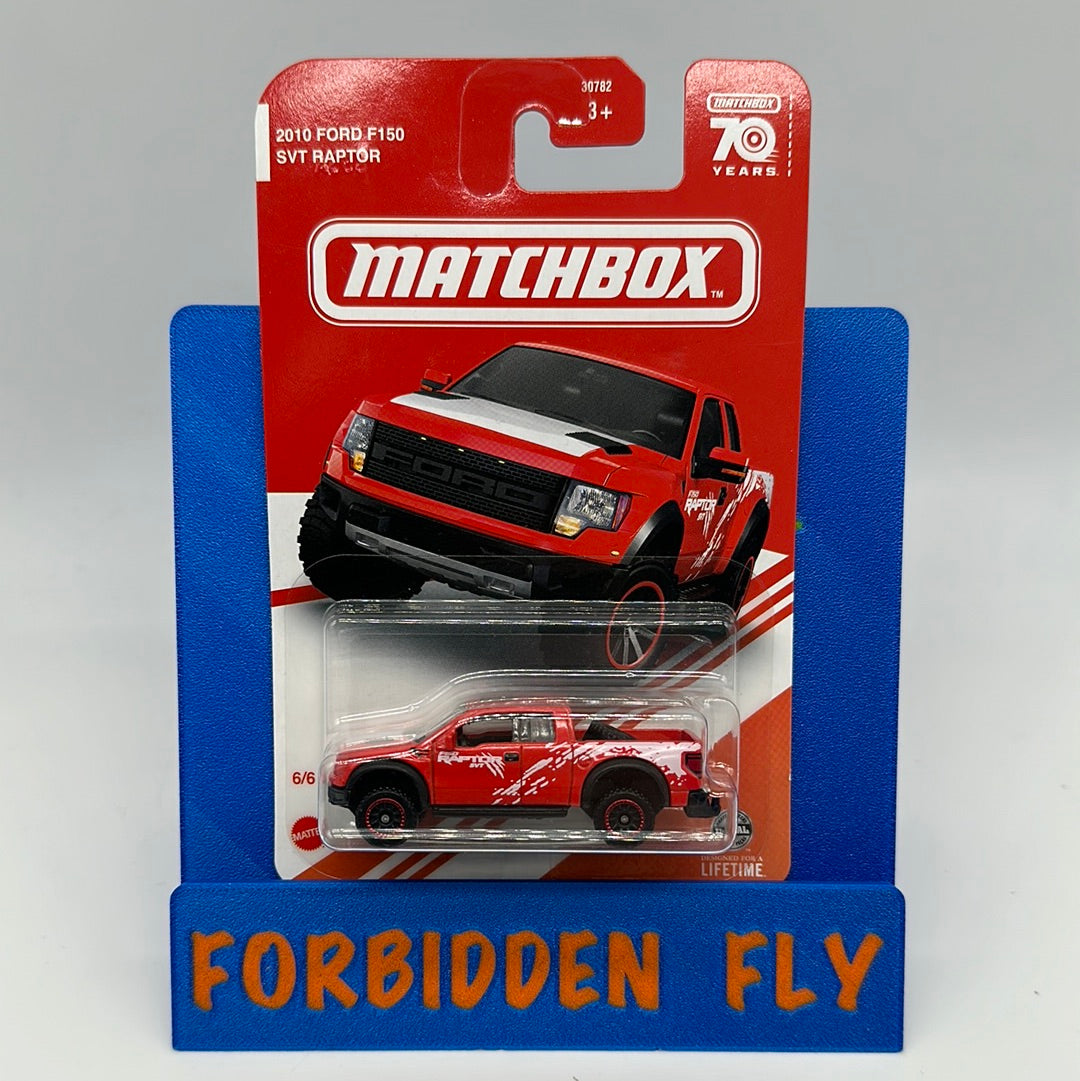 Matchbox - 2023 Target Exclusive Red Edition - 2010 Ford F150 SVT Raptor - Red - #6/6