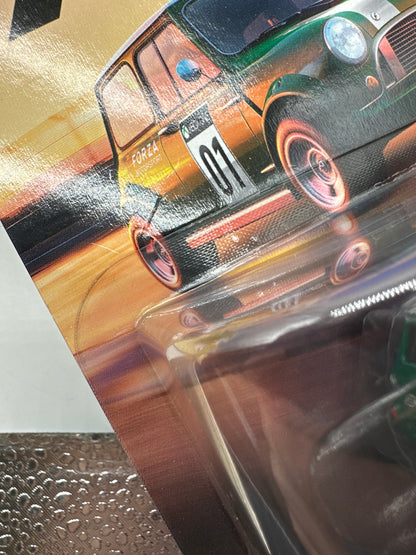 Hot Wheels 2018 Retro Entertainment Premium Single - Forza Motorsport #1/5 - Morris Mini (Movie Reel Packaging)