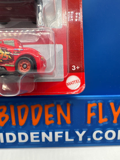 Disney Pixar Cars Movie - Metal Mini Racers 3 Pack - 2021 Release - Hot Rod Smokey, River Scott and McQueen