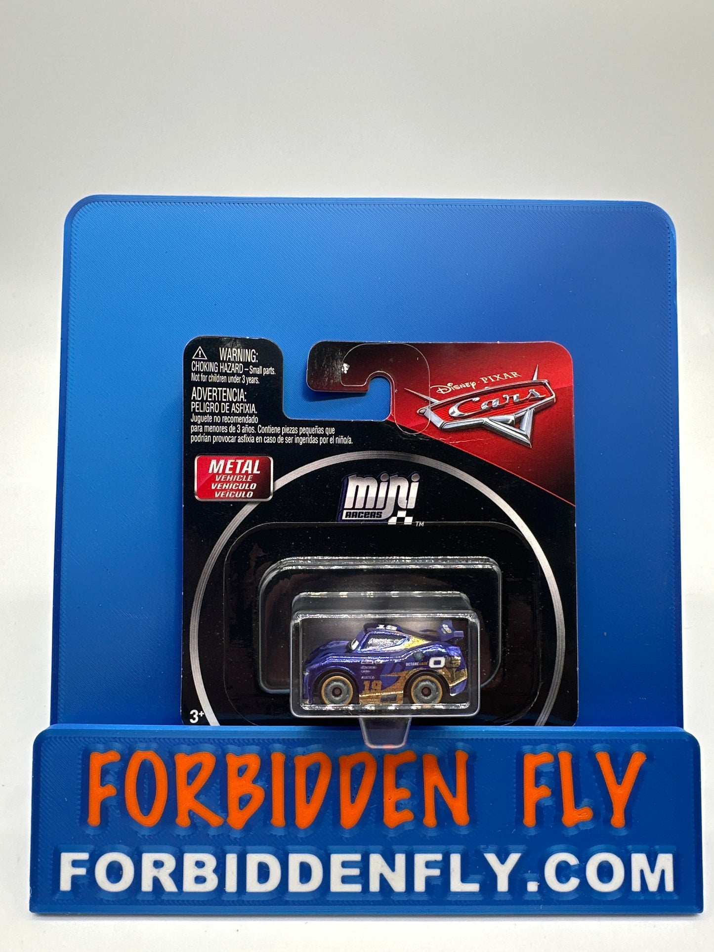 Disney Pixar Cars Movie Metal Mini Racers - Metallic Danny Swervez - Internatinally Carded