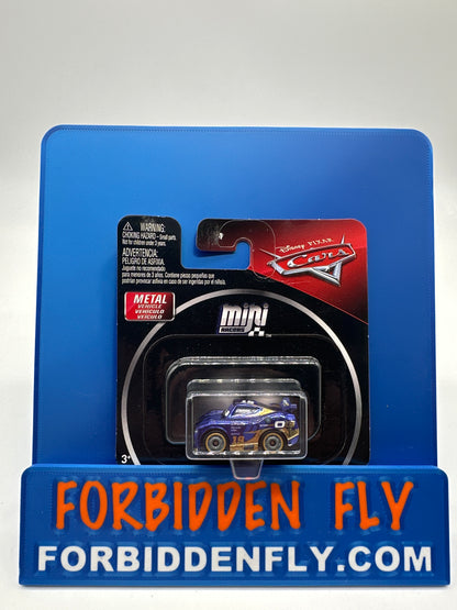 Disney Pixar Cars Movie Metal Mini Racers - Metallic Danny Swervez - Internatinally Carded