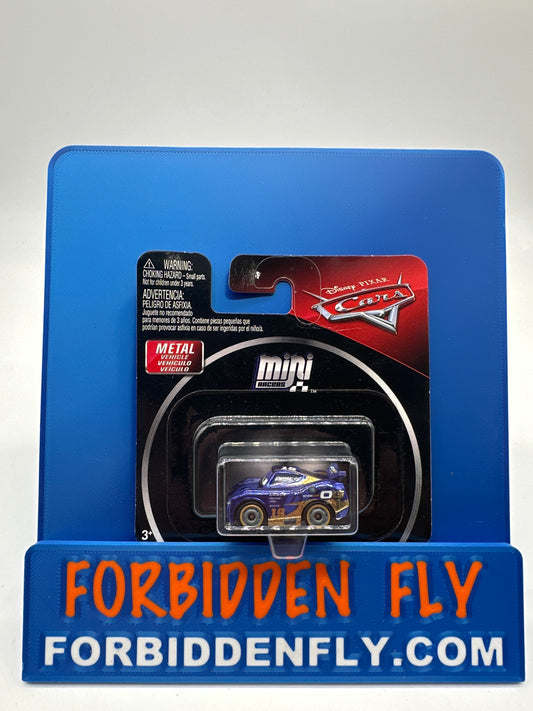 Disney Pixar Cars Movie Metal Mini Racers - Metallic Danny Swervez - Internatinally Carded