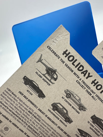 Hot Wheels - Wal Mart Exclusive 2015 Holiday Hot Rods Series - Complete Set of 6