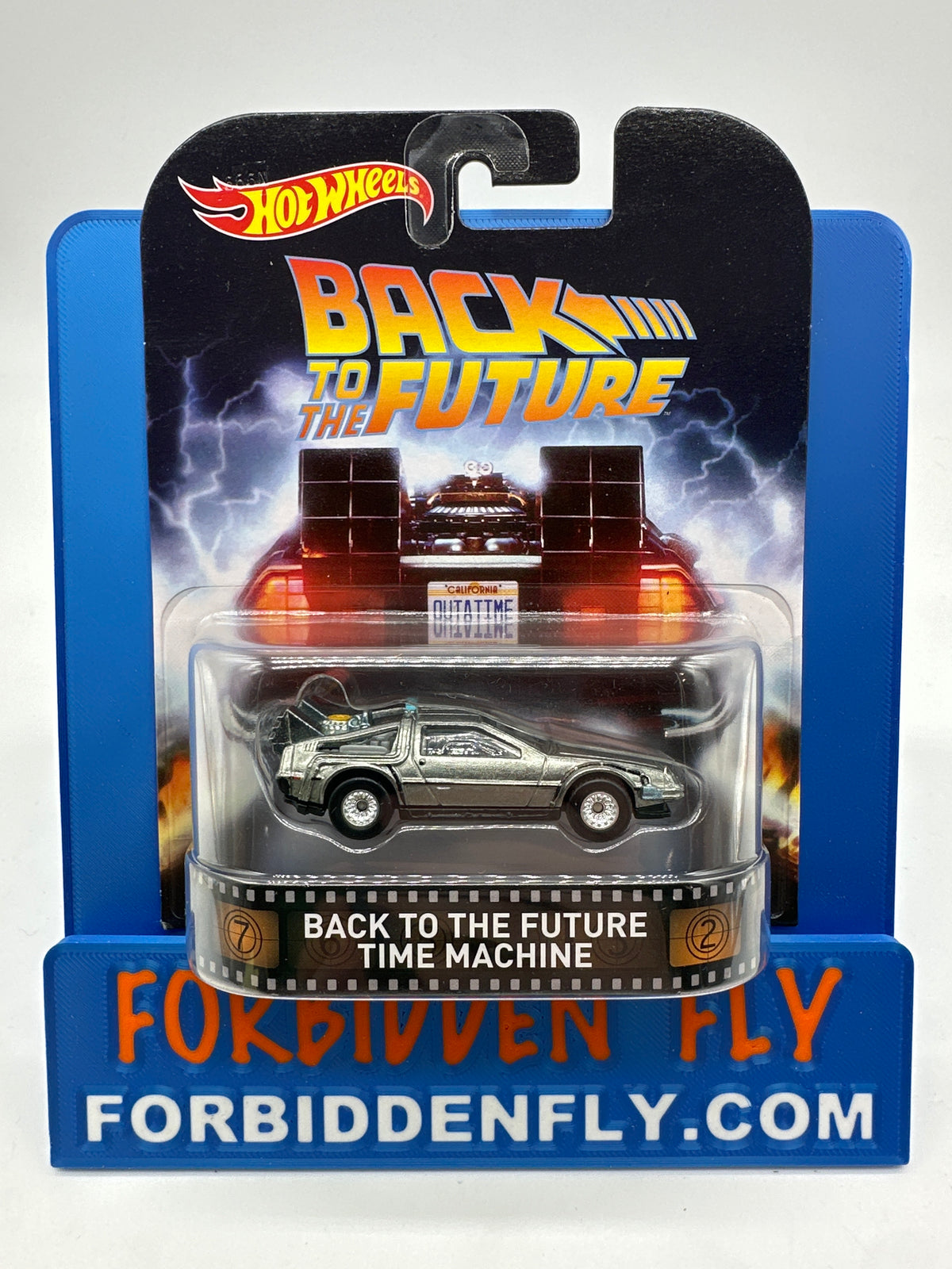 Hot Wheels 2016 Retro Entertainment Premium Single - Back to the Future - Back to the Future Time Machine (Movie Reel Packaging)