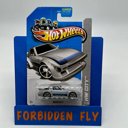 Hot Wheels 2013 Regular Treasure Hunt - Mazda RX-7 - Silver