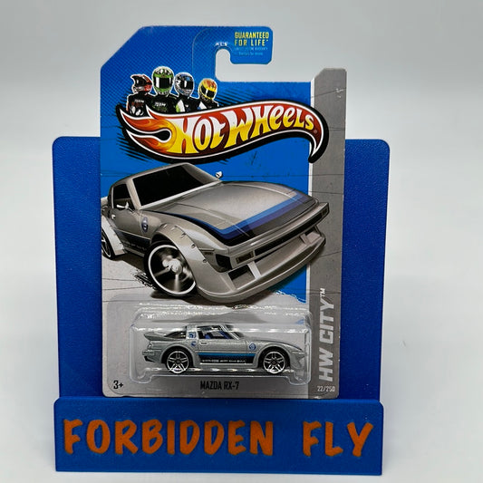 Hot Wheels 2013 Regular Treasure Hunt - Mazda RX-7 - Silver