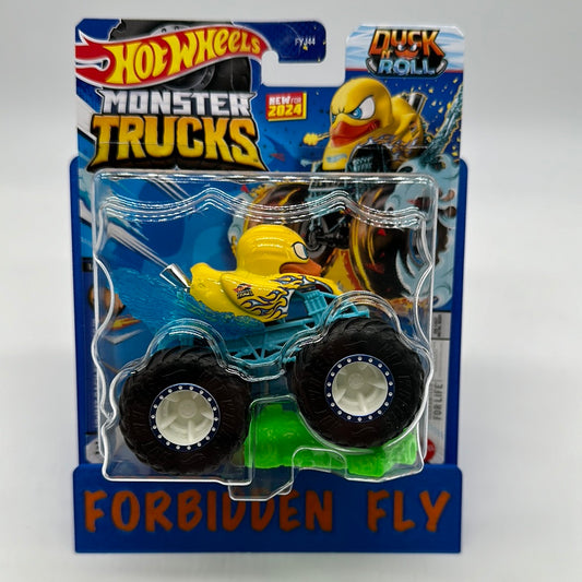 Hot Wheels Monster Trucks - w/ Connect and Crash Car -  Duck N’ Roll