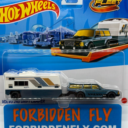 Hot Wheels Track Fleet 2024 - Volvo 240 Drift Camper