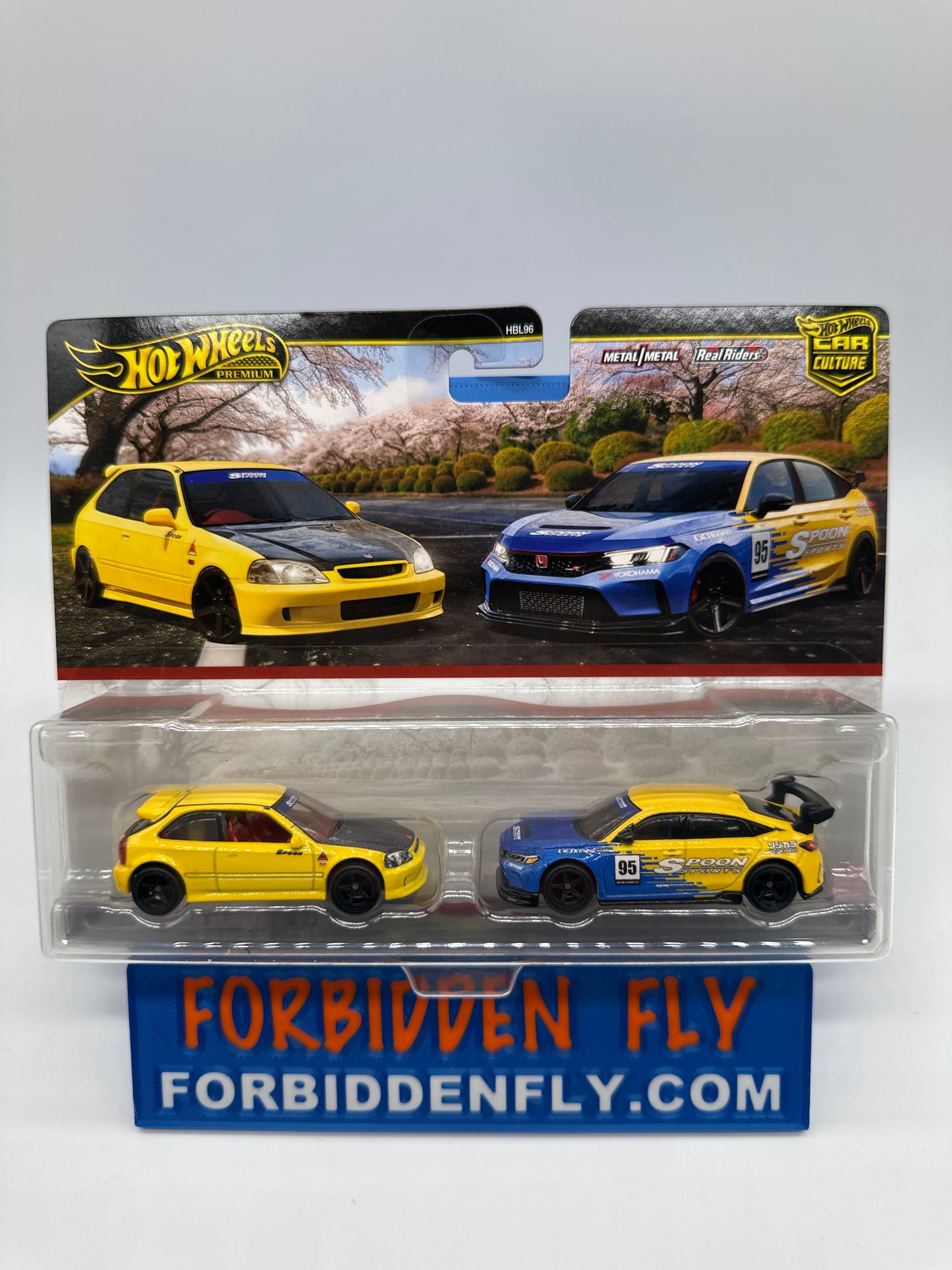 Hot Wheels Car Culture - Target Exclusive Premium 2 Pack - ‘99 Honda Civic Type R (EK9) & Honda Civic Type R