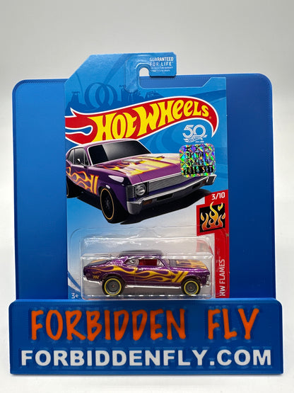 Hot Wheels 2018 Super Treasure Hunt - Factory Stickered - ‘68 Chevy Nova