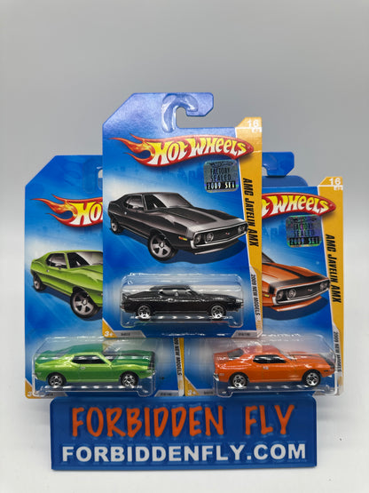 Hot Wheels Mainline - 2009 Factory Stickered - 2009 New Models Series - AMC Javelin AMX - Lot Of 3