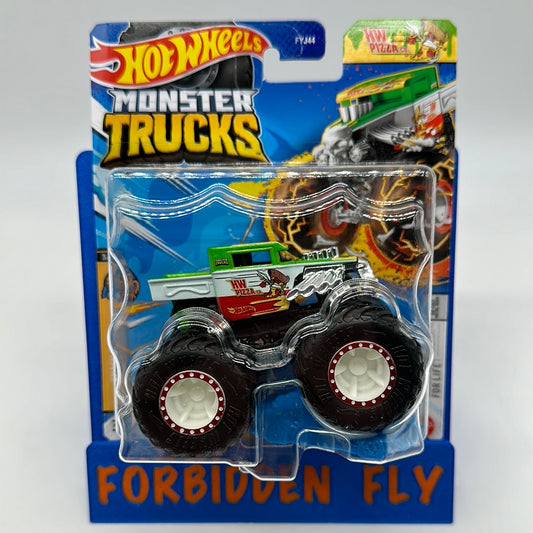 Hot Wheels Monster Trucks - w/ Connect and Crash Car -  HW Pizza Bone Shaker