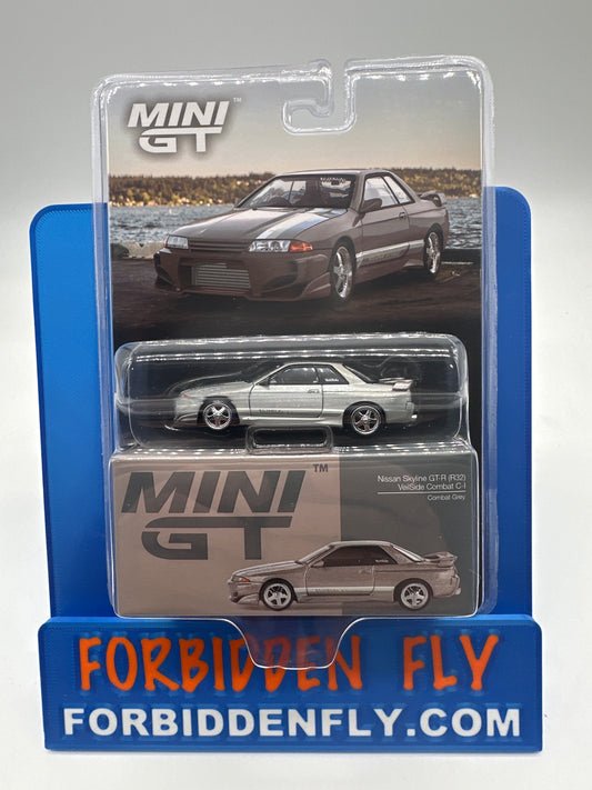 Mini GT #971 - Nissan Skyline (R32) - Veilside Combat C1 - Combat Grey - Chase Version