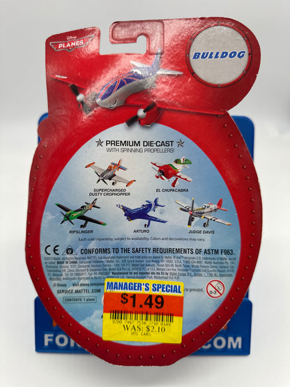 Disney Pixar Planes Movie - World of Cars - Bulldog