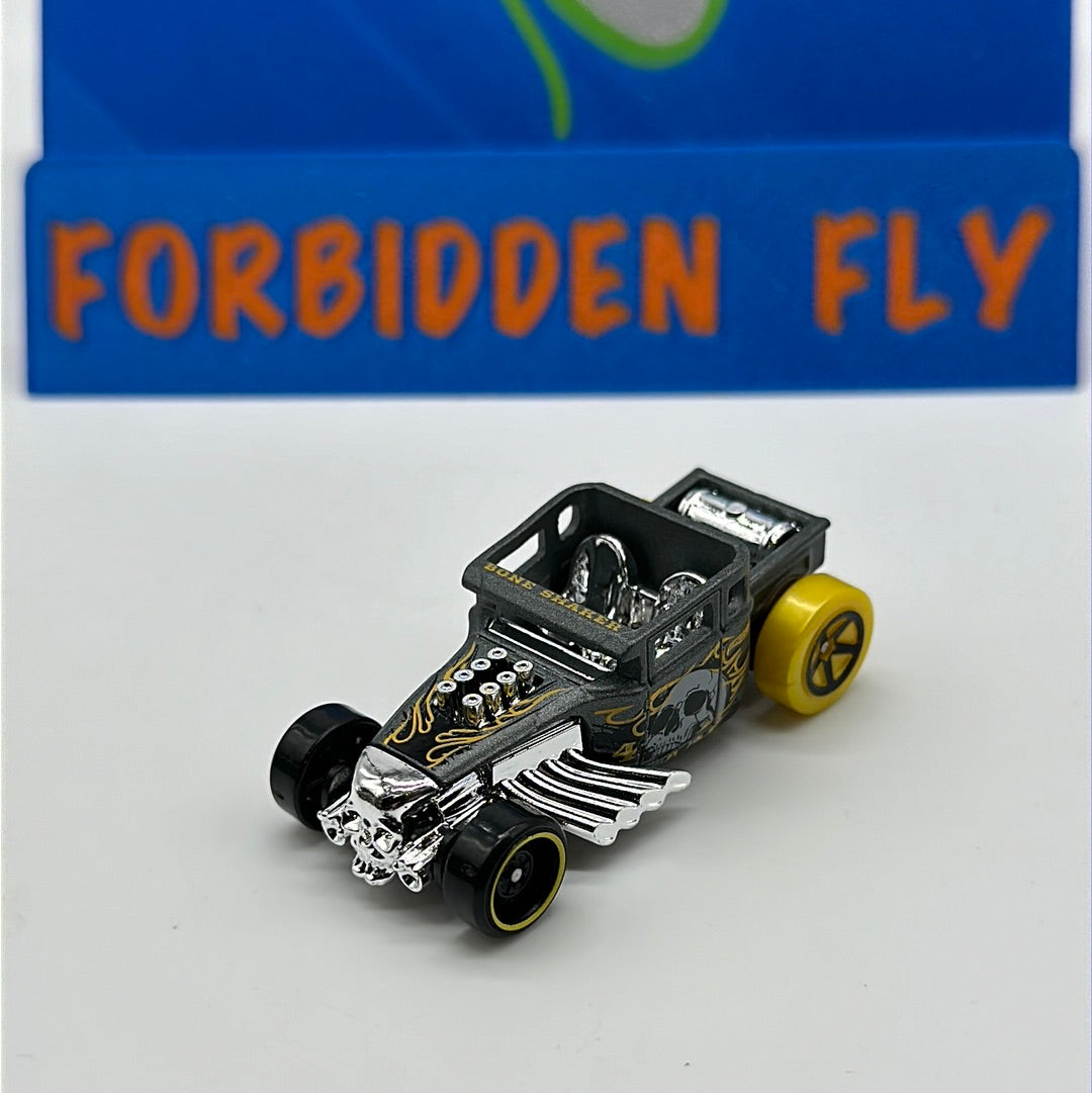 Hot Wheels 2024 Mystery Models Baggie Series 2 4 Gray Bone Shaker Forbidden Fly