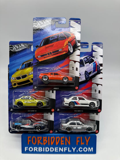 Hot Wheels 2025 Silver Series - Wal Mart Exclusive - BMW Series - Complete Set Of 5