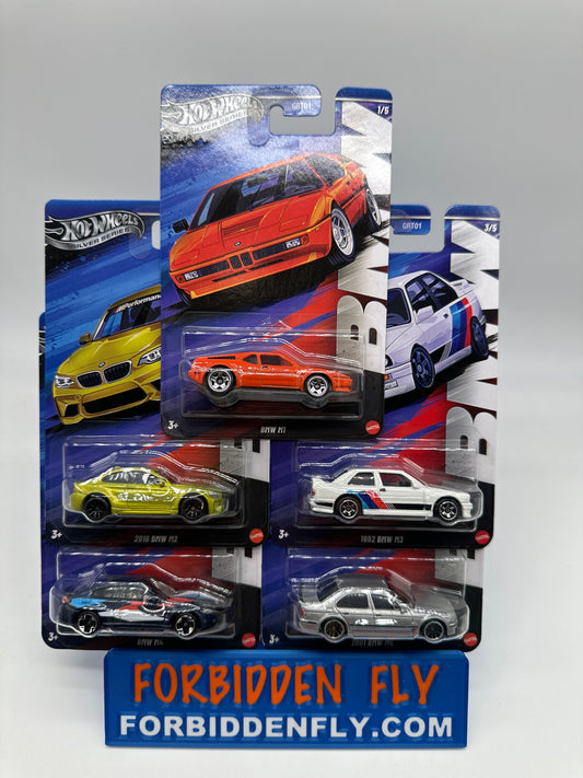 Hot Wheels 2025 Silver Series - Wal Mart Exclusive - BMW Series - Complete Set Of 5