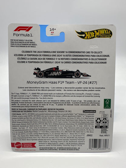 Hot Wheels 2025 Formula 1 Premium Series - Money Gram Haas Racing #27 - Nico Hulkenburg