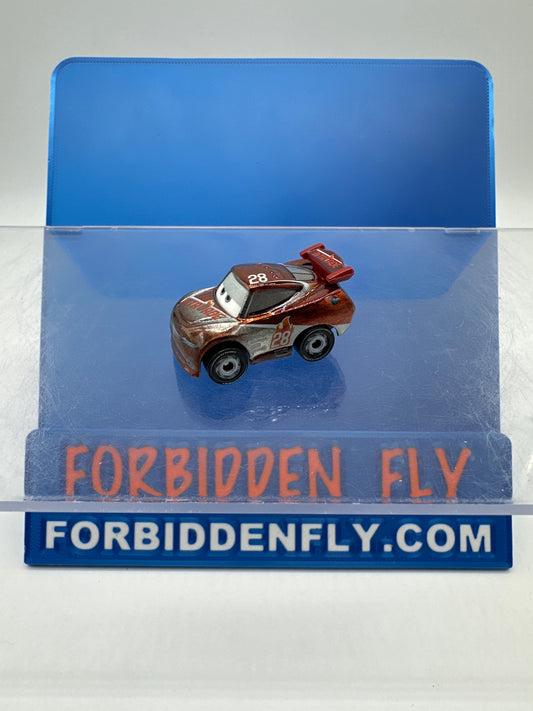 Disney Pixar Cars Movie Metal Mini Racers - Metallic Tim Treadless Nitroade Next Gen #28 (Loose)