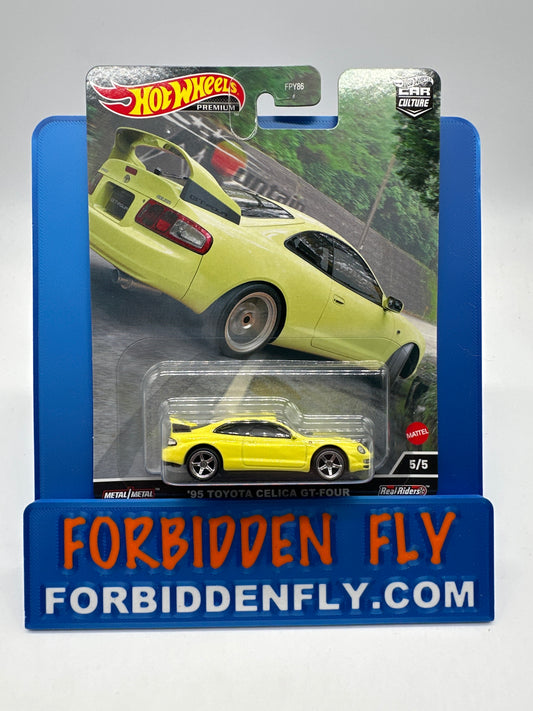 Hot Wheels Car Culture - Mountain Drifters Premium Series Single - #5/5 ‘95 Toyota Celica GT-Four
